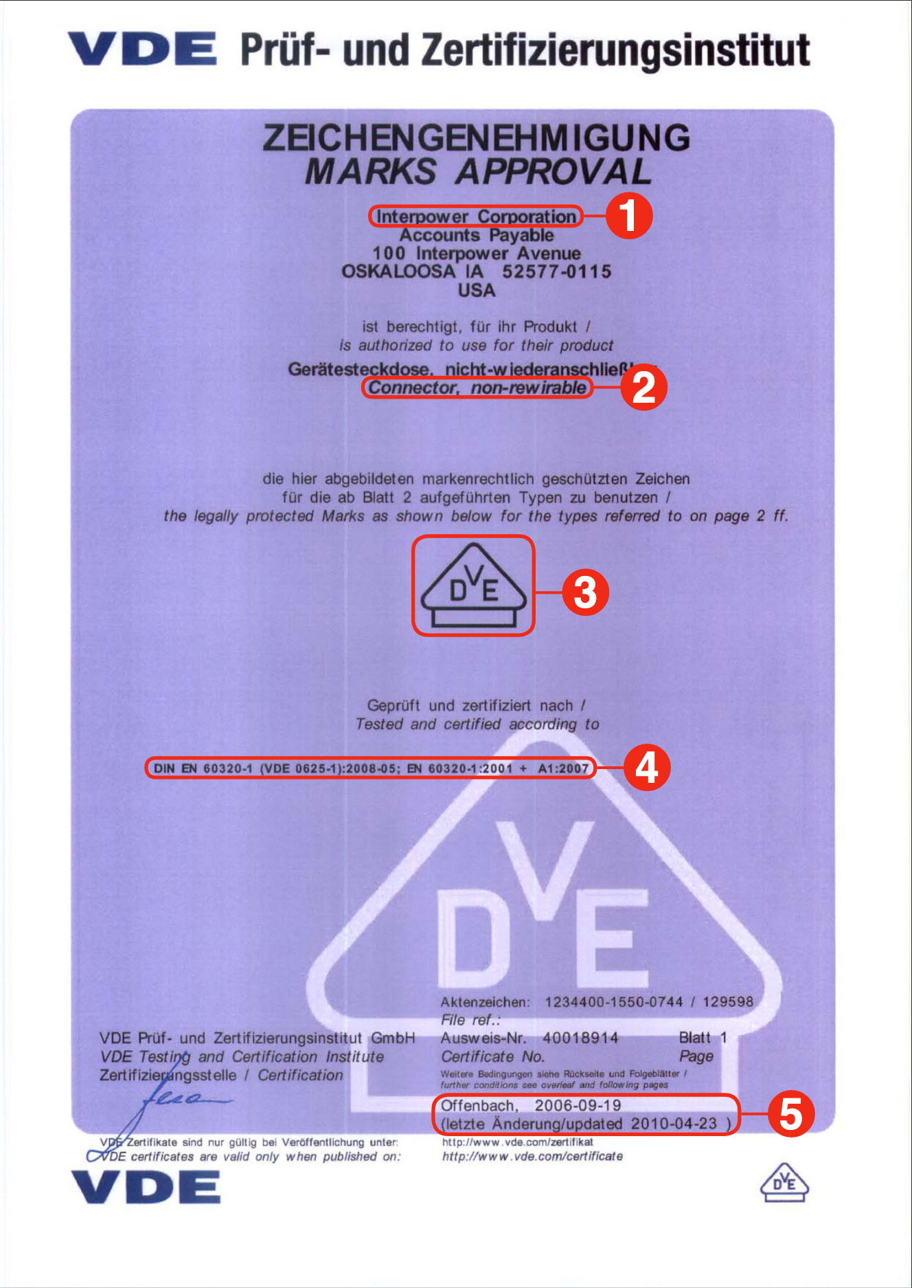 Reading and Printing a Safety Approval Document